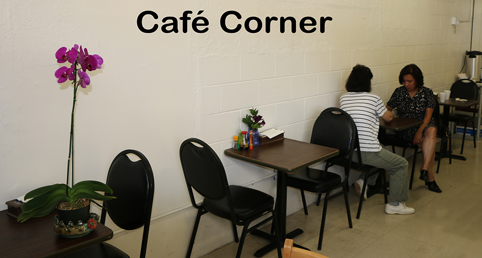 Korean cafe corner 